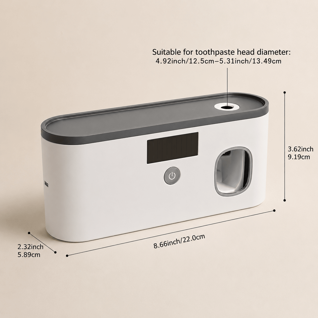 Smart UV Toothbrush Organizer & Automatic Toothpaste Dispenser - CL Goodz